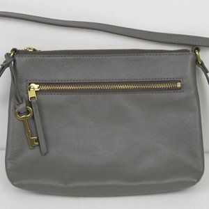Fossil Crossbody Purse Women's 10x7.5x2" Gray zb7266